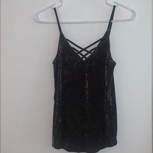 Velvet green tank